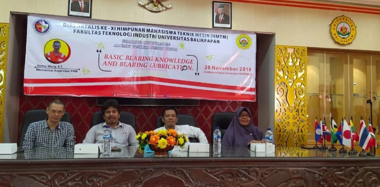 Sharing Knowledge Alumni Teknik Mesin UNIBA "Basic Learning Knowledge and Bearing Lubrication"